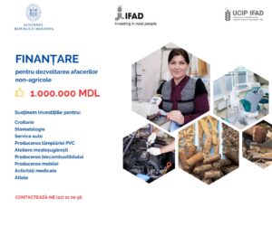 Programele IFAD te susțin să-ți dezvolți afaceri non-agricole