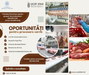 Programele IFAD te sprijină să-ți dezvolți afacerea în procesarea cărnii